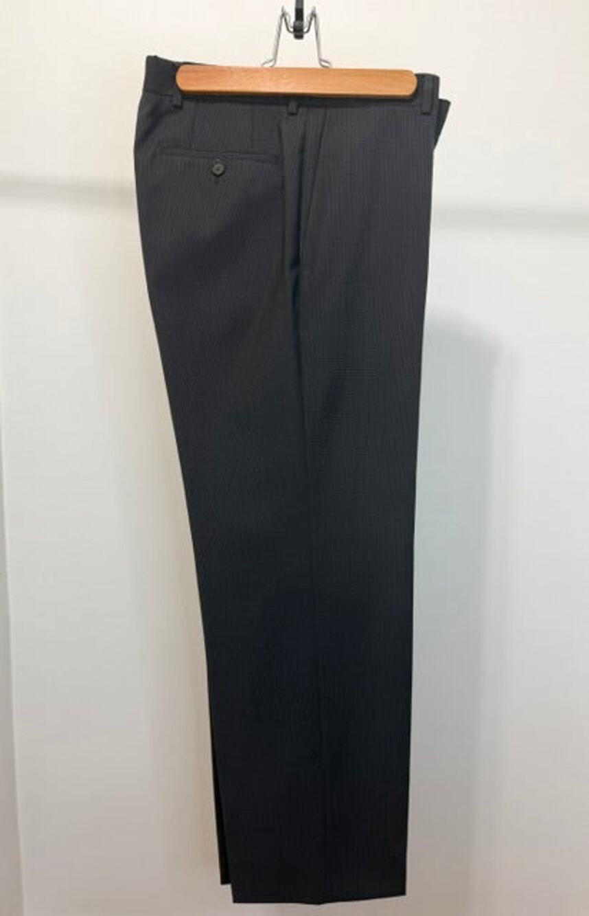 BOSS 'Espresso' Check Dress Slacks – Size 34R, Inseam 31.5